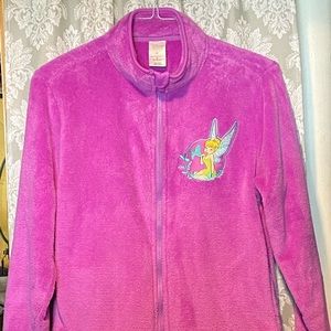 Disney Tinkerbell Microfleece Jacket Purple Size M